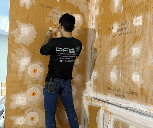 Wall preparation and painting